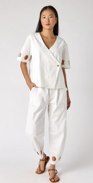 Bernie Pant in White