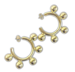 Augusta Hoop in Gold