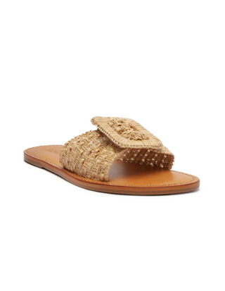 Cinna Flat Sandal in Natural