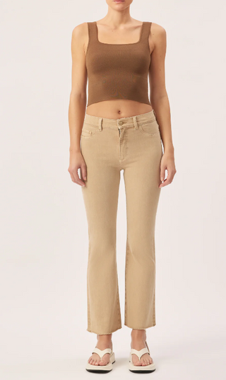 Bridget Boot High Rise Instasculpt Crop in Sand