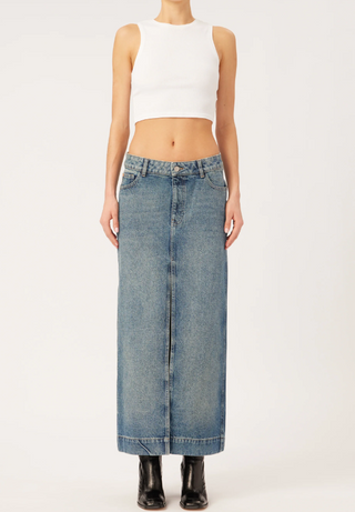 Asra Maxi Skirt in Aged Mid