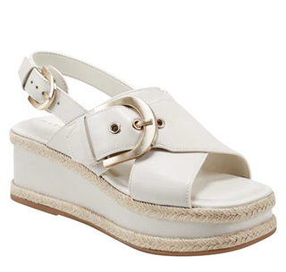 Renda Wedge in Ivory