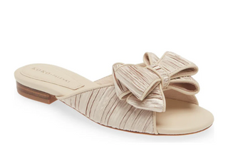 Dara Sandal in Champagne Satin
