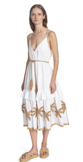 Macie Dress in White
