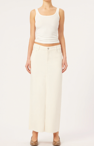 Asra Maxi Skirt in Ecru