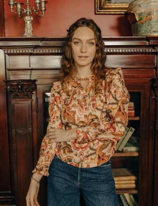 Tallulah Top in Fiona Floral