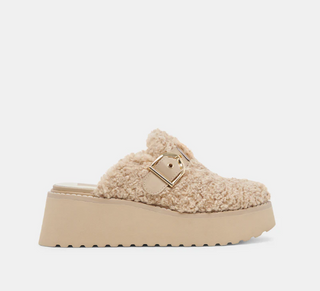 Lelani Plush Clog in Natural Plush