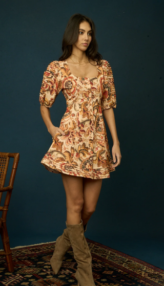 Lainy Dress in Fiona Floral