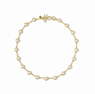 Bamboo Pearl Necklace Gold