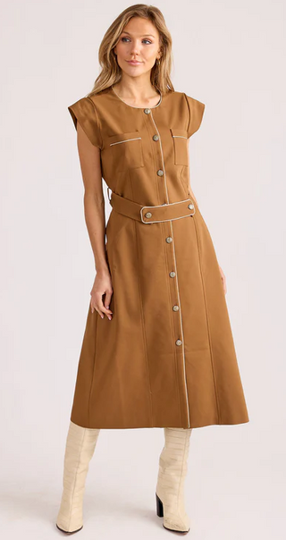Collie Dress in Toffee