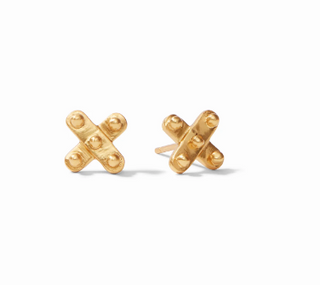 SoHo Demi X Stud in Gold