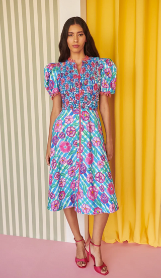 Gita Dress in Blue