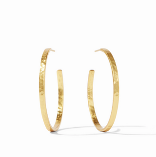 Crescent Hoop Medium Gold