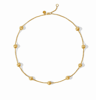Cirque Delicate Station Necklace in Gold