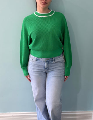 Deuce Dolman in Verde/Blanco