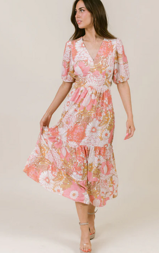 Joanna Dress in Palm Beach Floral