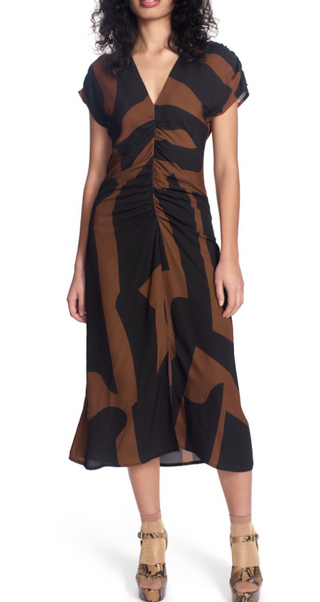 Twayla Dress in Mocha