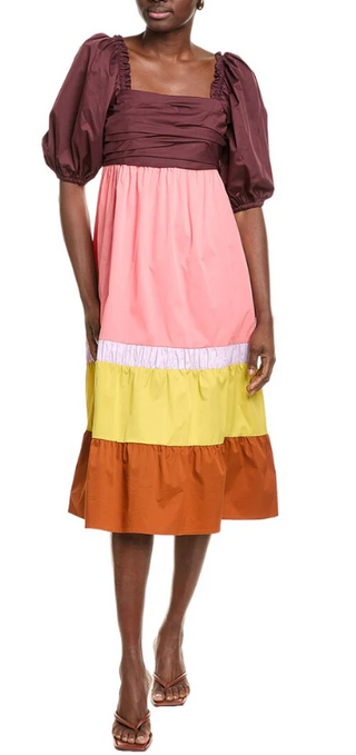 Emerson Dress in Dusk Colorblock