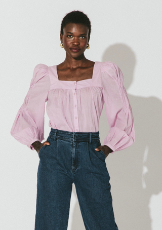 Darla Blouse in Orchid