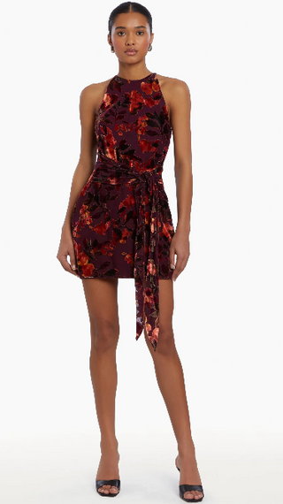 Selah Dress in Sorrel Burnout