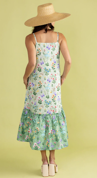 Vera Dress in Mixed Botanical