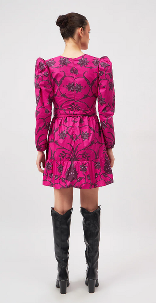 Heidi Dress in Meknes Fuchsia