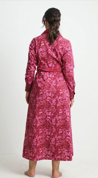 Cecile Dress in Floral Red