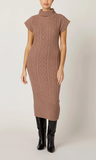 Shana Midi Dress in Woodrose