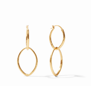 Fleur-de-lis 2 in 1 Earring in Gold