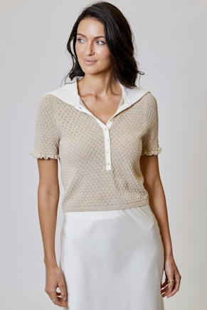 Bettina Top in Sable Combo