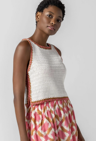 Crochet Tank in Ivory