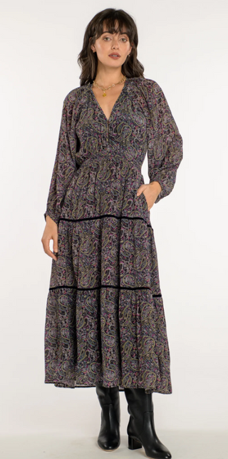 Hallie Dress in Paisley