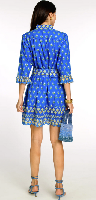 Frances Dress in Tulip Blue