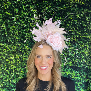 Fascinator 2022-Light Pink/Beige