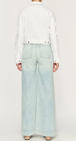 Vika Classic Denim Jacket in White