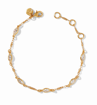Charlotte Delicate Bracelet in Gold/Cubic Zirconia
