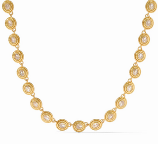 Tudor Tennis Necklace in CZ