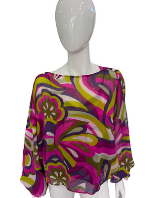 Soho Top in Trina Pink Multi