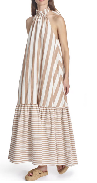 Avalon Dress in Tan