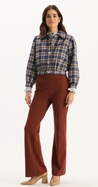 Harper Kensington Plaid Jacket in Multi