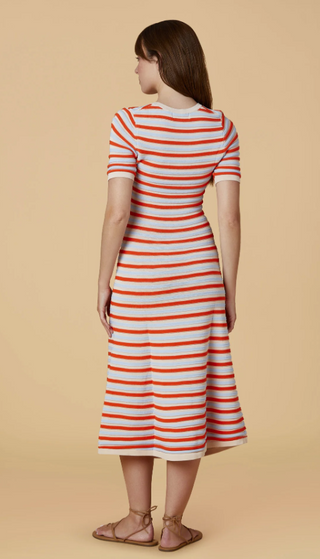 Ava Knit Dress in Capri Stripe