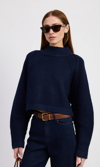 Odette Sweater in Navy