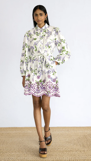 Barbara Dress in Violet