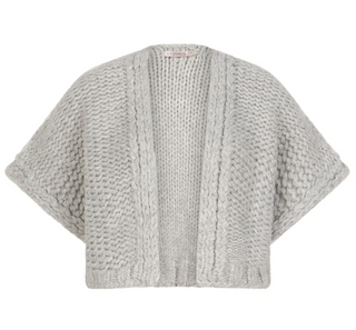 Cardigan Gilet in Sand