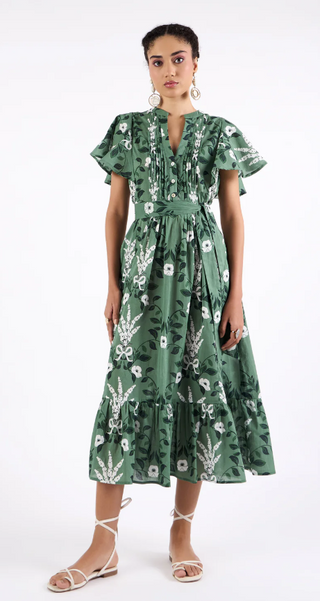 Leni Dress in Lavende Moss