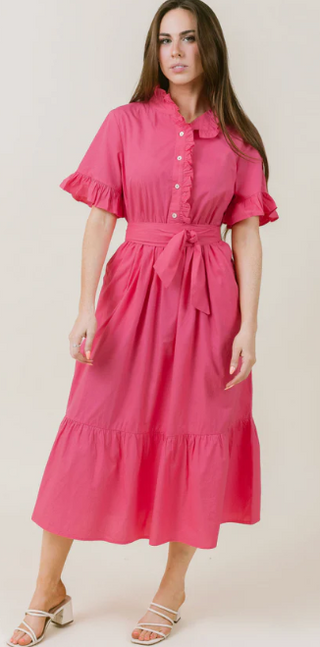 Anna Dress in Melon