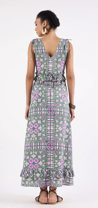 Drew Dress in Heritage Wisteria