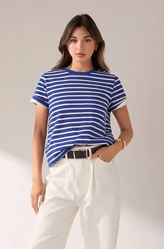 Stripe T-Shirt in Navy