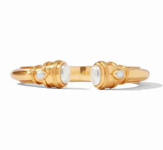 Cannes Demi Cuff in Gold Pearl