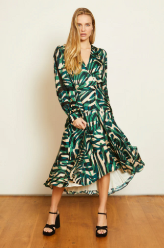 Cher Maxi Dress in Rhythmic Zebra